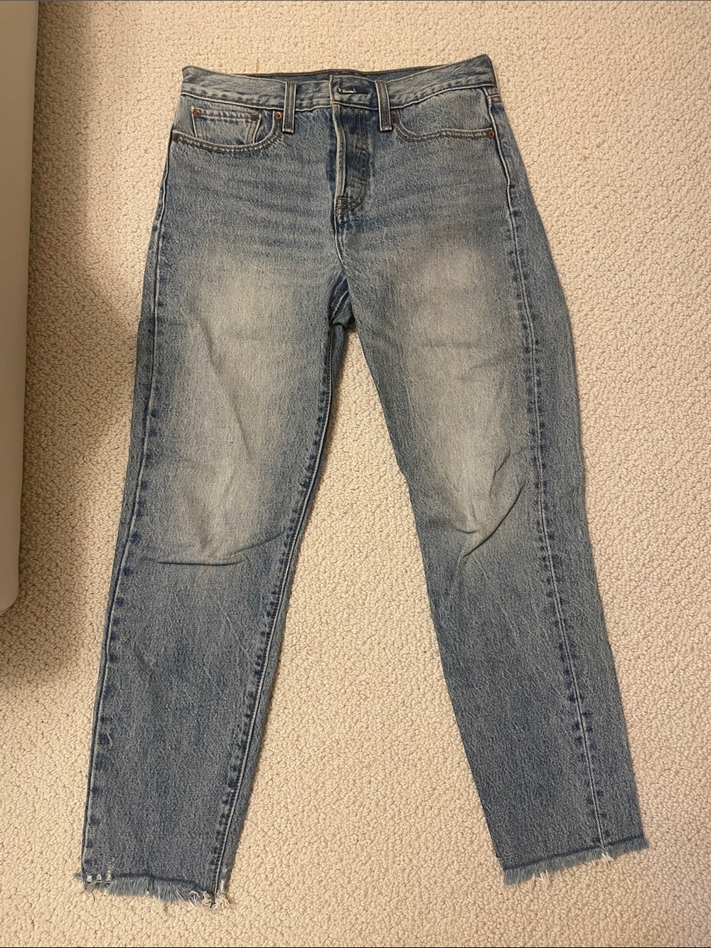 Levi's Light Blue Straight-Leg Jeans